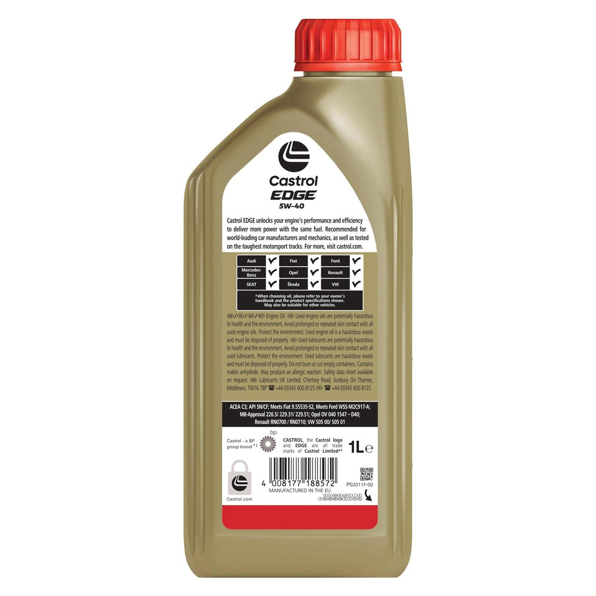 OLIO MOTORE CASTROL 5W40